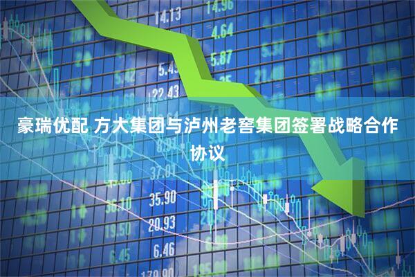 豪瑞优配 方大集团与泸州老窖集团签署战略合作协议